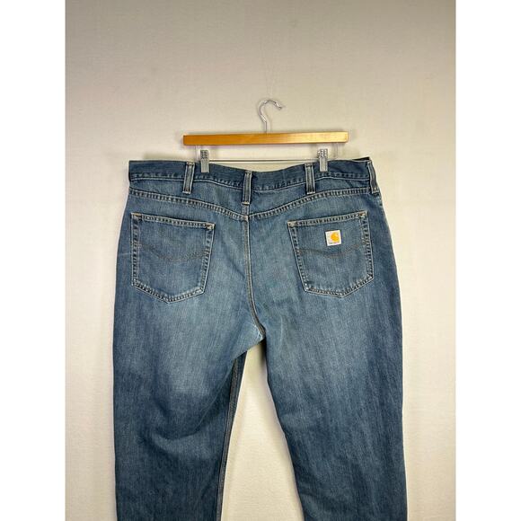 Men Carhartt Work Wear Jeans - Size 42 x 32  ￼Rodeo Cowboy Western - Picture 8 of 13